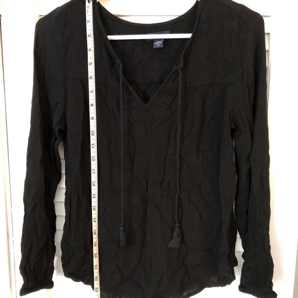 Women’s black Gap blouse, size small